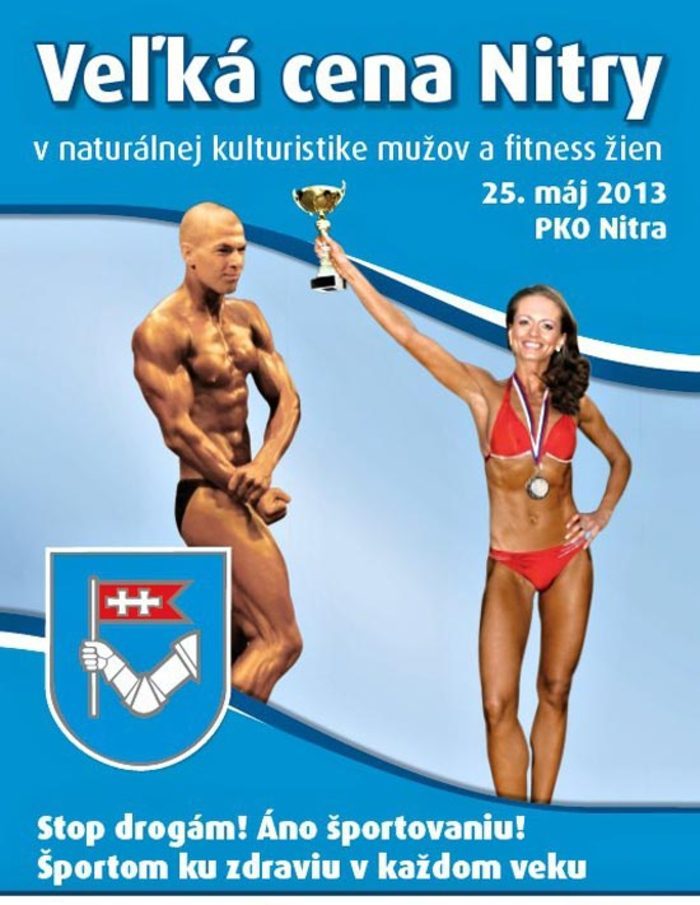 Veľká cena Nitry v Naturálnej kulturistike mužov a fitness žien 2013 - Pozvánka